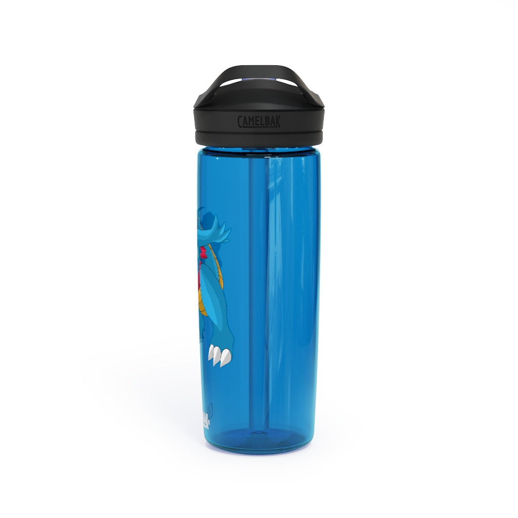 Blastdile CamelBak Eddy® Water Bottle in 20oz and 25oz sizes, showcasing its durable Tritan™ material and spill-proof design.